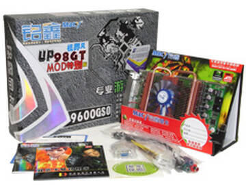 铭鑫视界风 9600GTS(GSO)-768D3 UP98GT MOD特别版