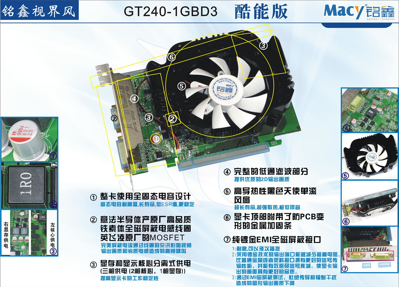 铭鑫视界风 GT240-1GBD3 酷能版