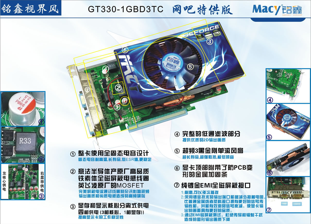 铭鑫网睿版 GT330-GBD3TC 网睿版（原：网吧特供版）