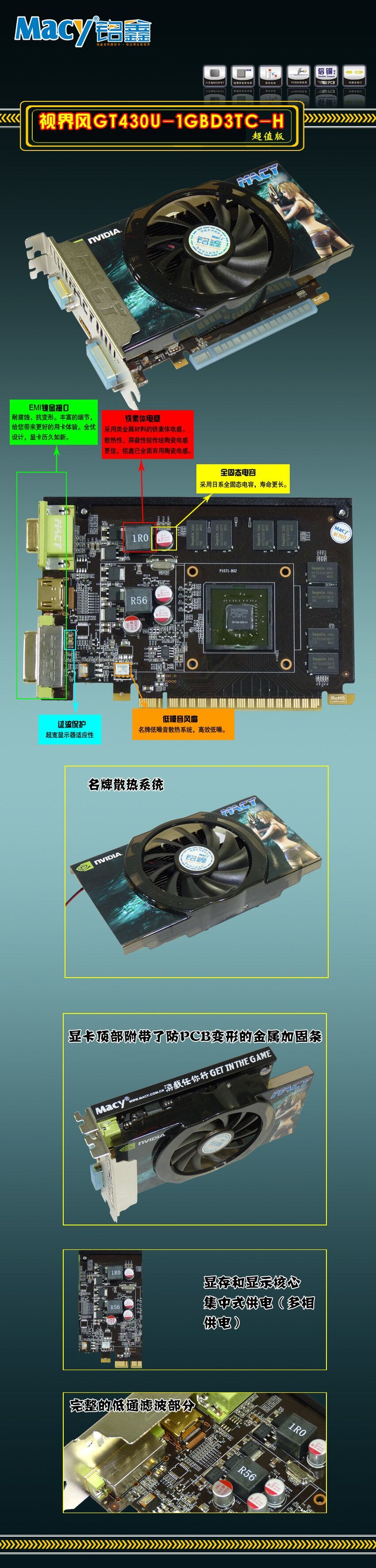 铭鑫视界风 GT430U -1GBD3TC-H 超值版