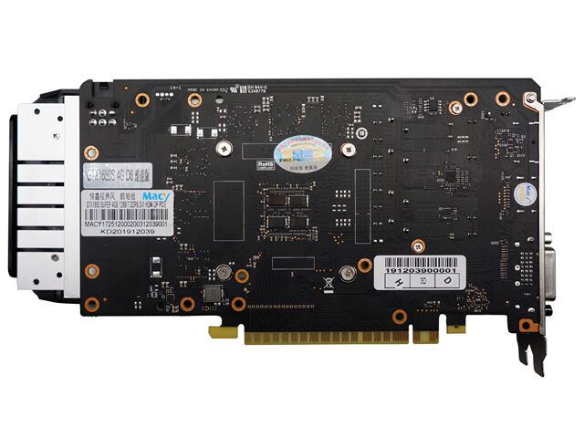 铭鑫视界风 GTX1650Super-4GBD6 酷能版