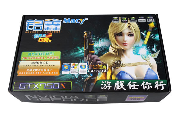 铭鑫视界风 GTX750N -1GBD5 G频版