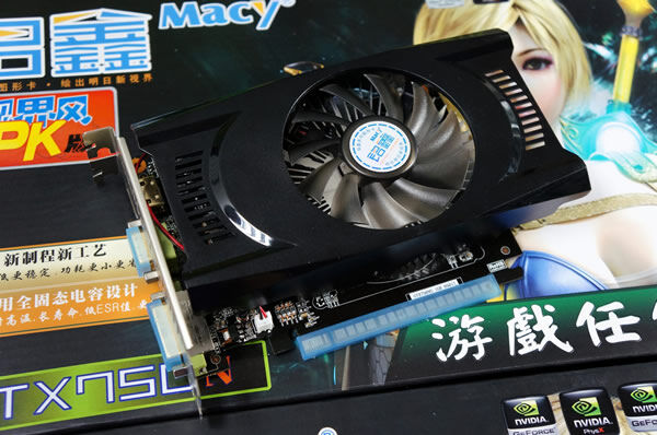 铭鑫视界风 GTX750NS -1GBD5 PK版