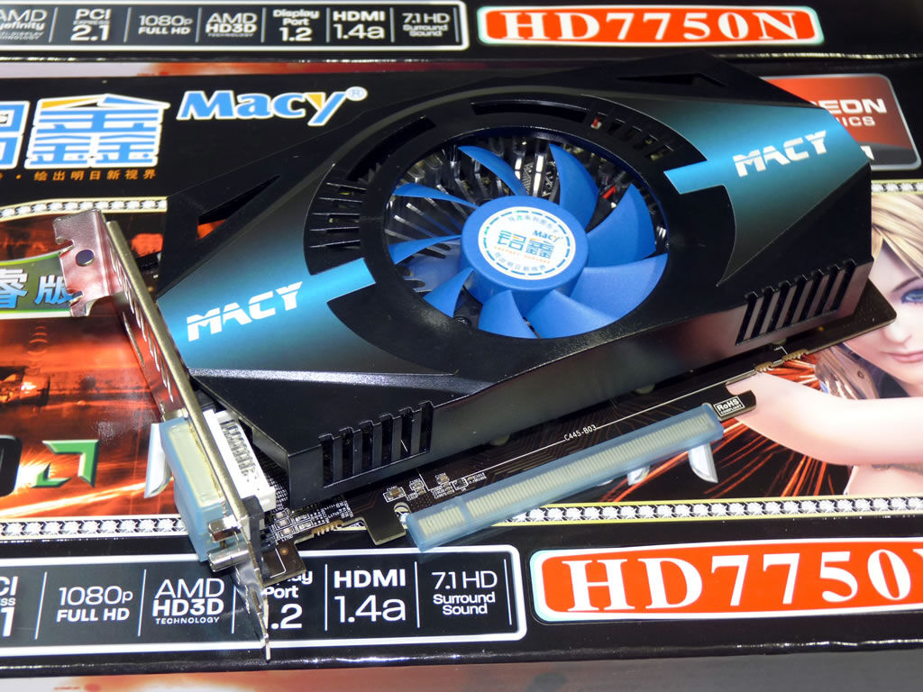 铭鑫图能剑 HD7750N-1GBD5 网睿版