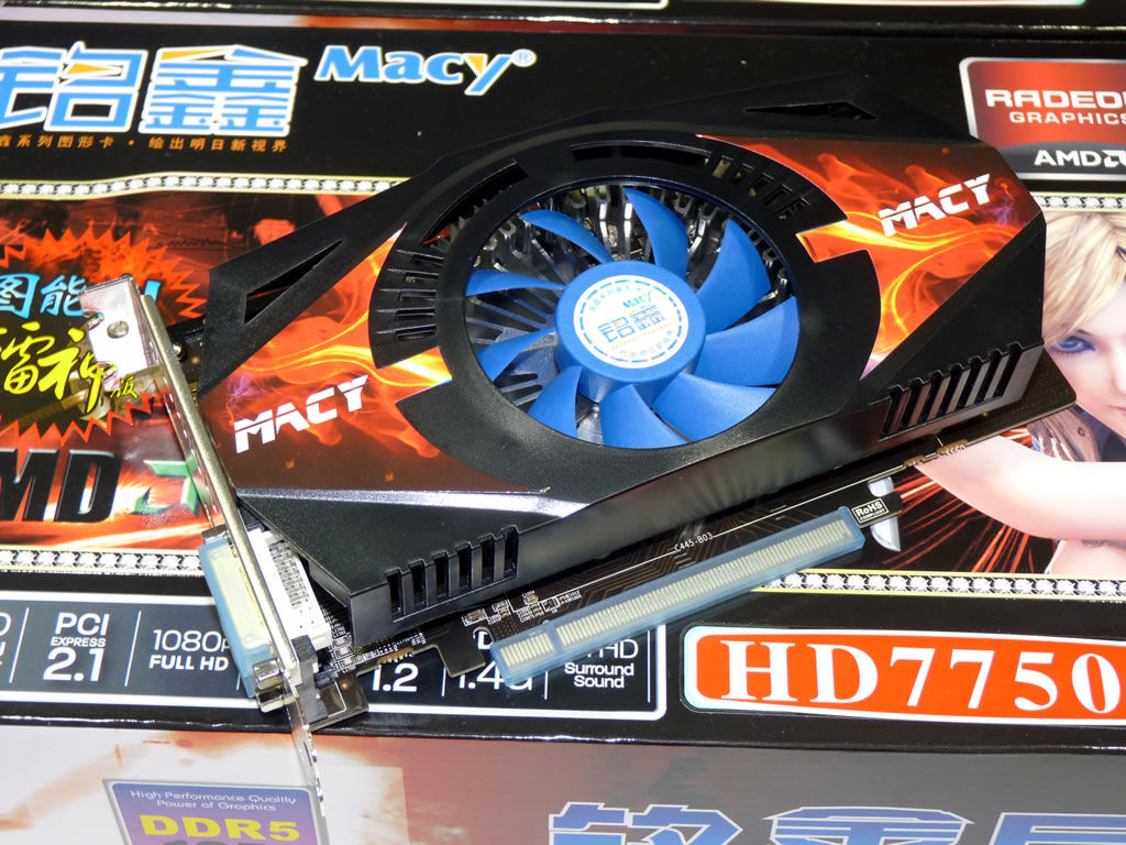 铭鑫图能剑 HD7750N-1GBD5 镭神版