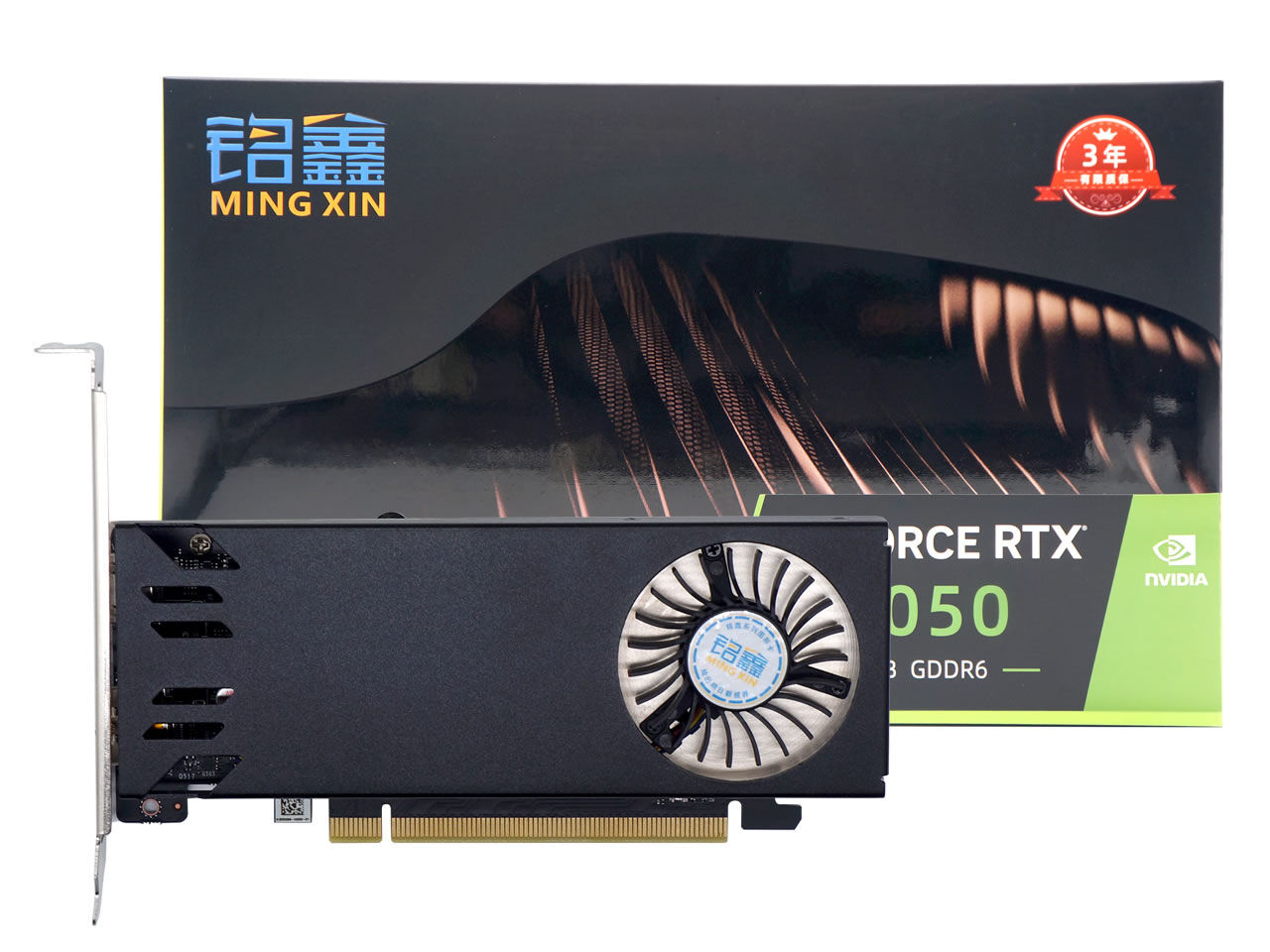 铭鑫视界风RTX3050-6GBD6 LP版