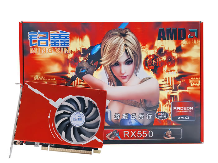 铭鑫图能剑 RX550-4GBD5 4HDMI版